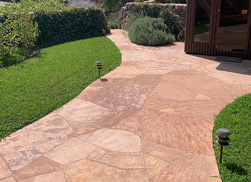 garden flagstone path