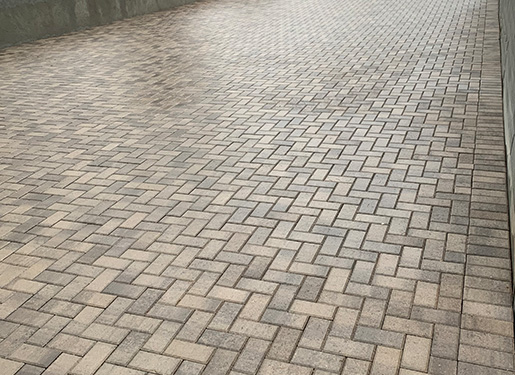 pavers in a driveway